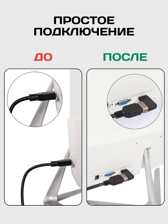 HDMI, Mini HDMI va Micro HDMI adapteri, HDMI 2.1, 8K UHD, HDR, 48 Gbit/s gacha