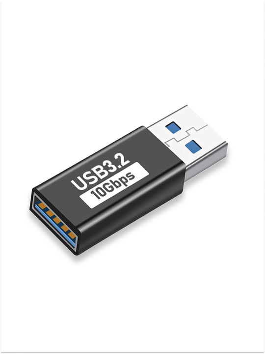 USB-A 3.2 adapter, USB-A ona–ona / ota–ona ulagich, 10 Gbit/s ma'lumot uzatish