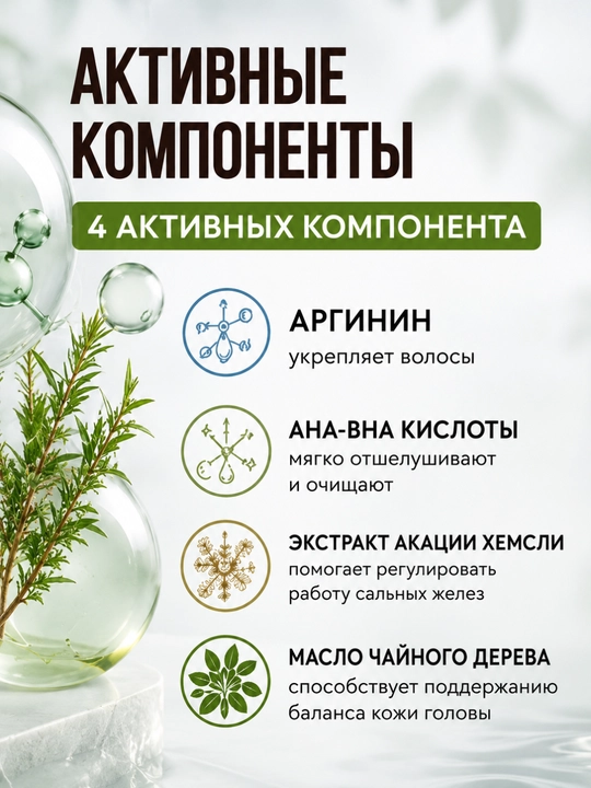 Пилинг для кожи головы Planeta Organica с AHA-BHA кислотами, 150 мл