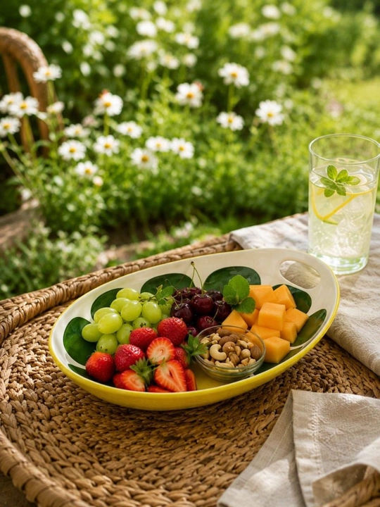 Pinterest Limon Dizaynli Chinni Salatnitsa Meva Gazak Va Shirinlik Uchun