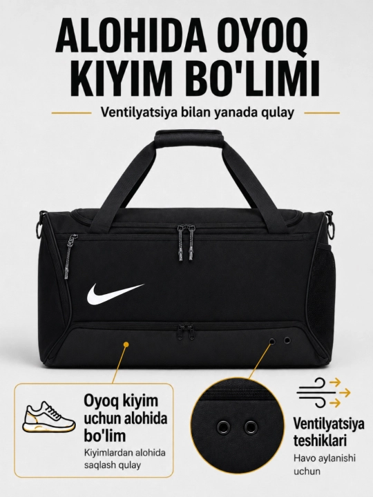 Nike Elite sport va sayohat sumkasi