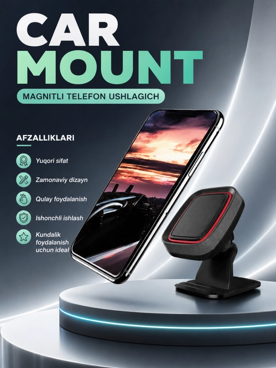Telefon uchun magnitli tutqich 360° - 