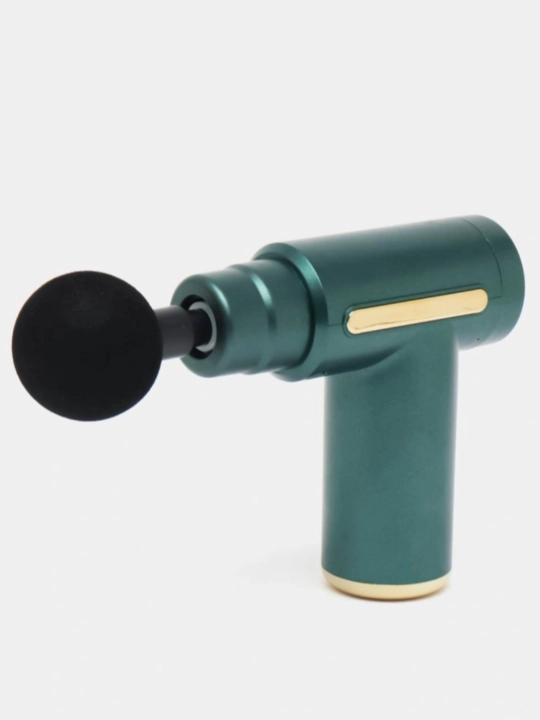 Fascial Massage Gun massaj apparati, tana uchun zarbali massaj moslamasi, 4 ta uchlik