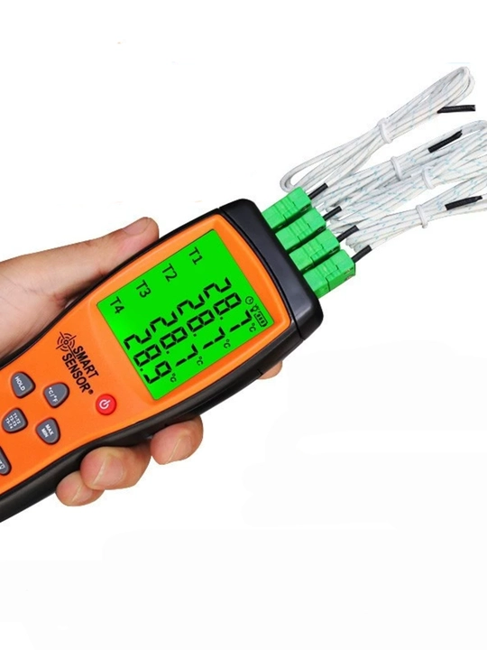 SMART SENSOR AS877 2 kanalli harorat o‘lchagich