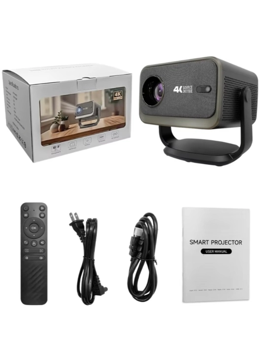 P20 Plus Projector, filmlar, taqdimotlar va ta’lim uchun portativ mini-proyektor