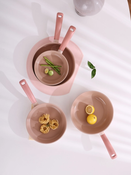 NEOFLAM SHERBET Tova 20-24 sm, quyma alyuminiy, keramika qoplamali, qopqoqsiz, induksion