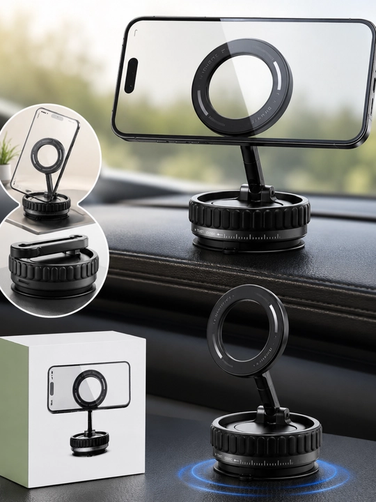 K11 magnitli avtomobil telefon ushlagichi, 360° aylanuvchi, kuchli magnitli holder - 
