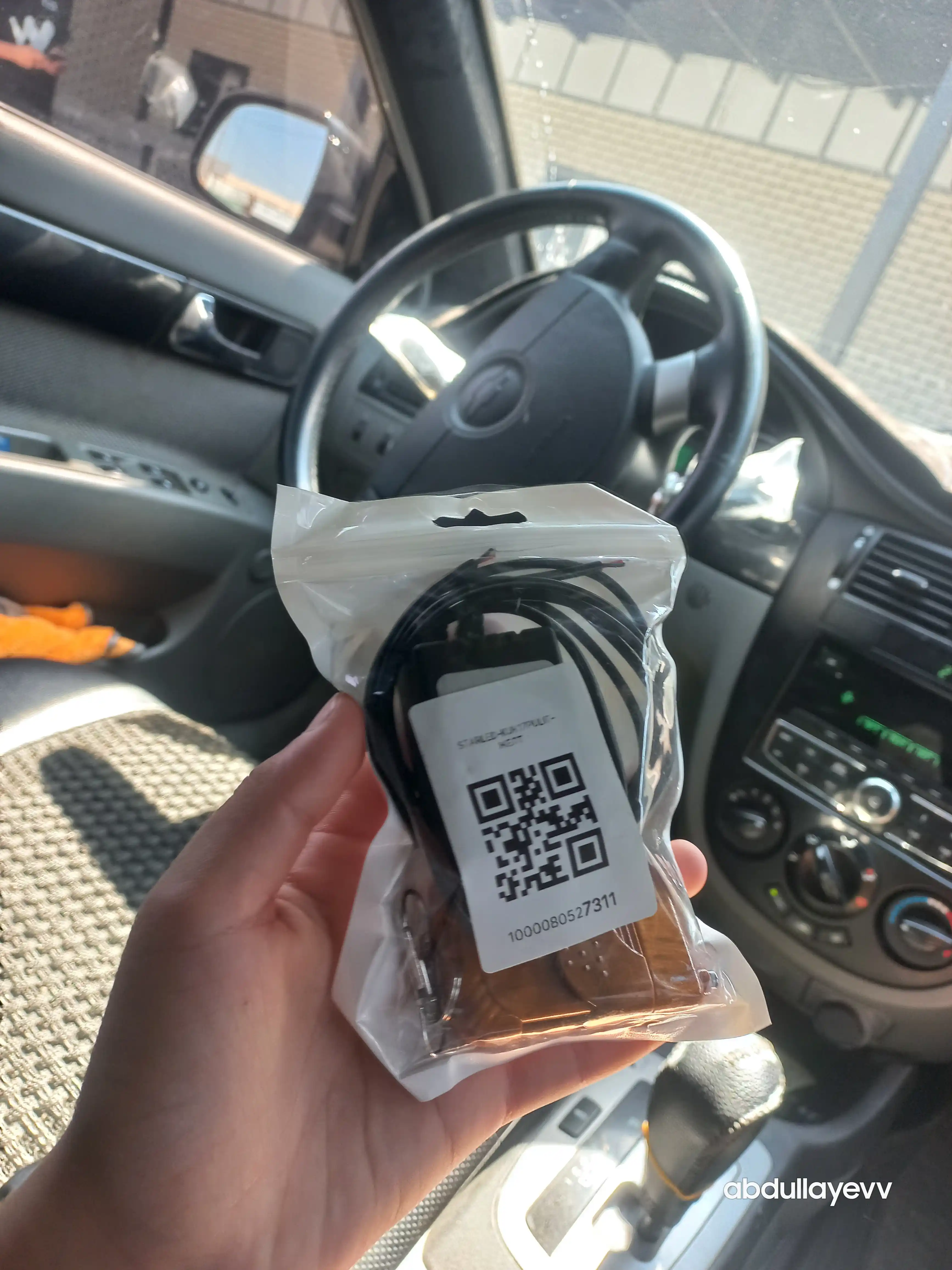 Avtomobil uchun LED stroboskop + ko‘k diodli lenta 2 dona