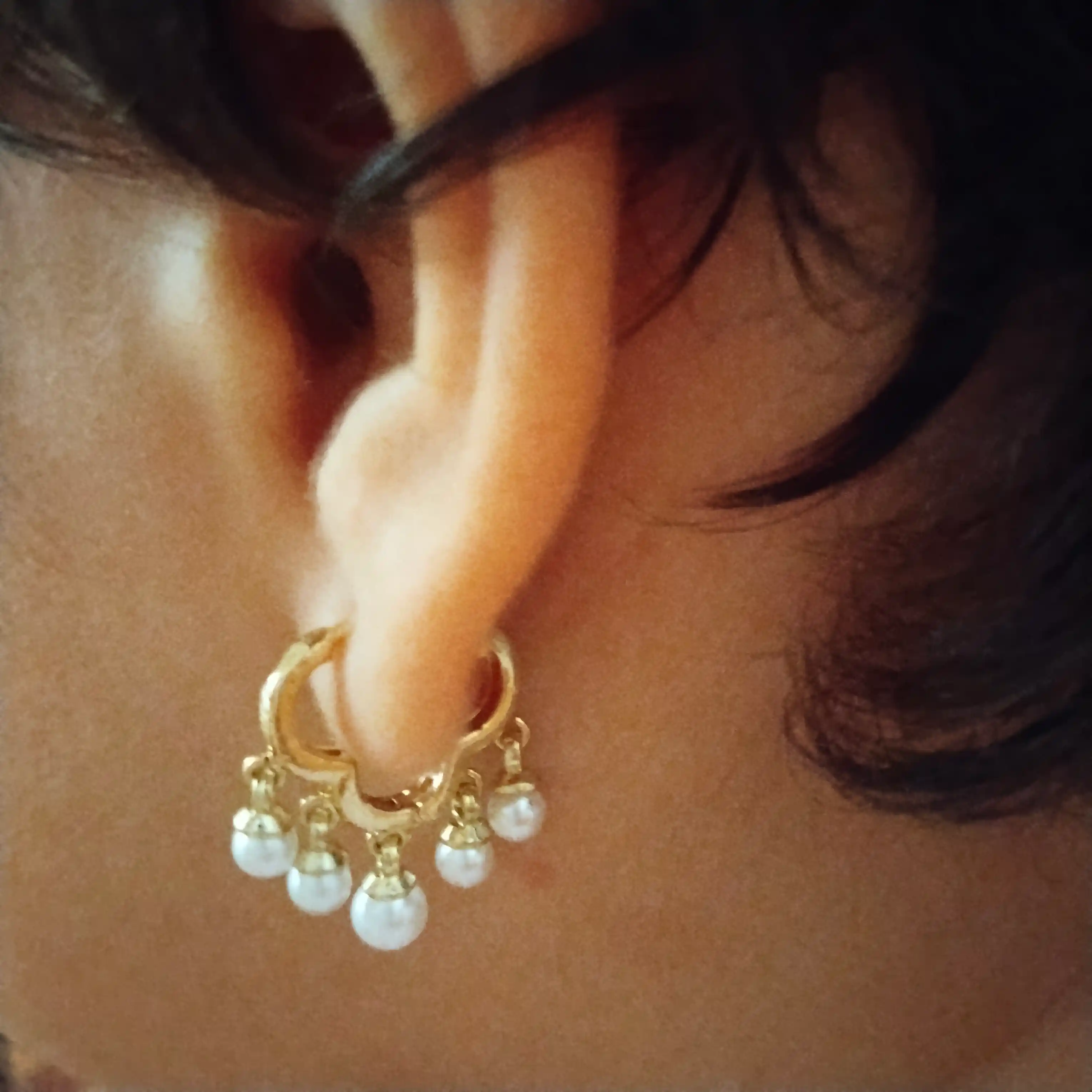 Женские серьги с жемчугом, с цирконом, легкие