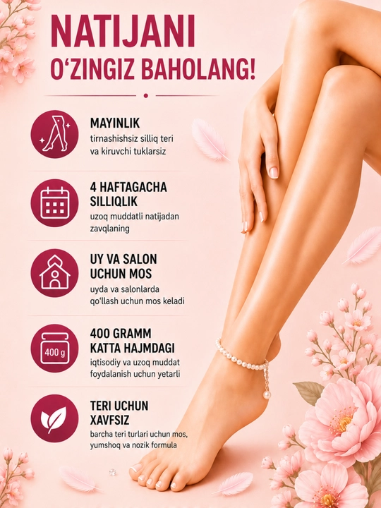 Воск для депиляции EUROWAX 400 г, 800 г, для всех типов кожи