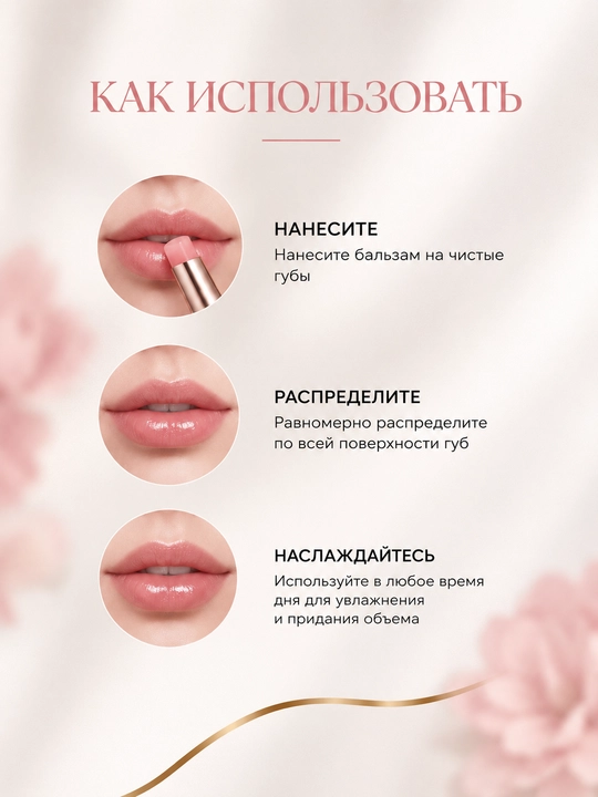 Lip Glow Romantic Rain – Lablar uchun namlantiruvchi rang beruvchi balzam