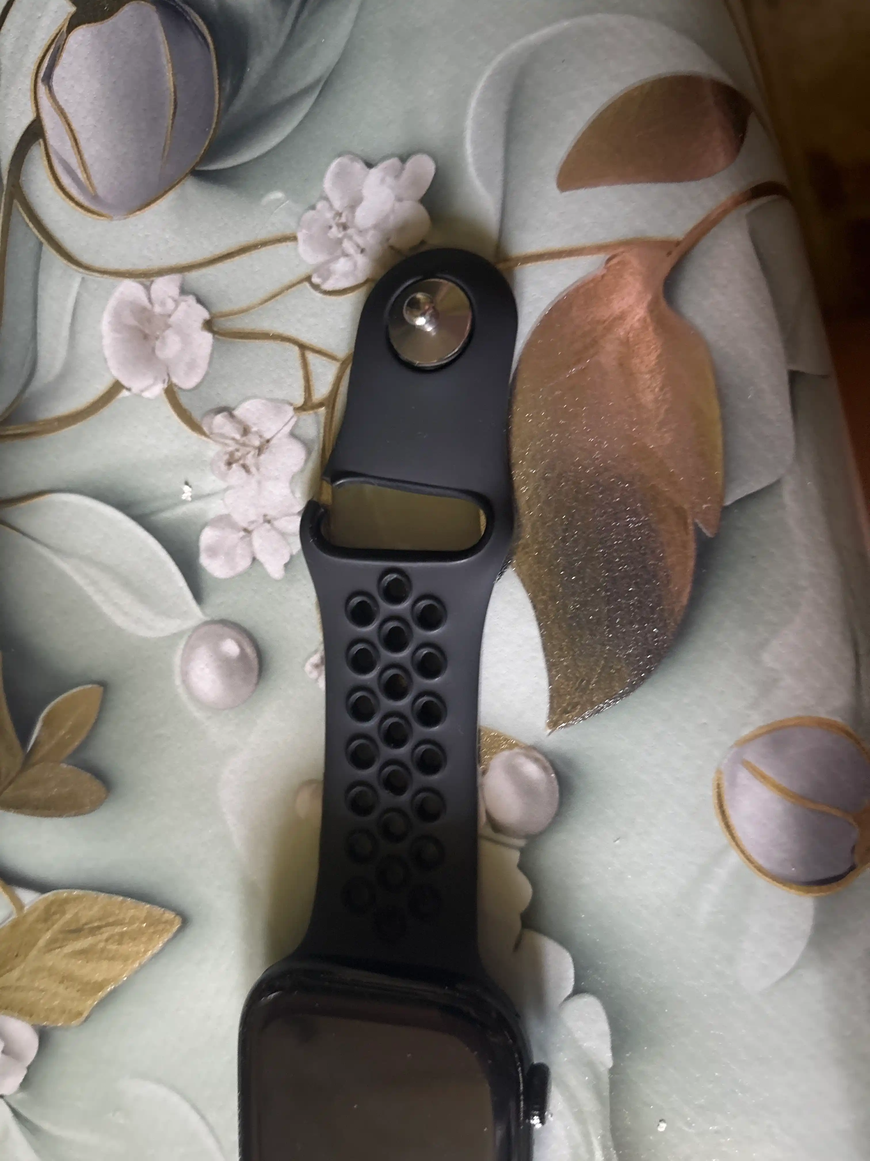 Ремешок для Apple Watch Nike Style, силикон, 42, 44, 45, 46, 49 мм
