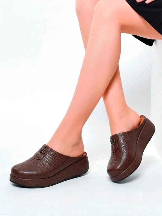 Женские удобные тапочки на платформе, 36-40