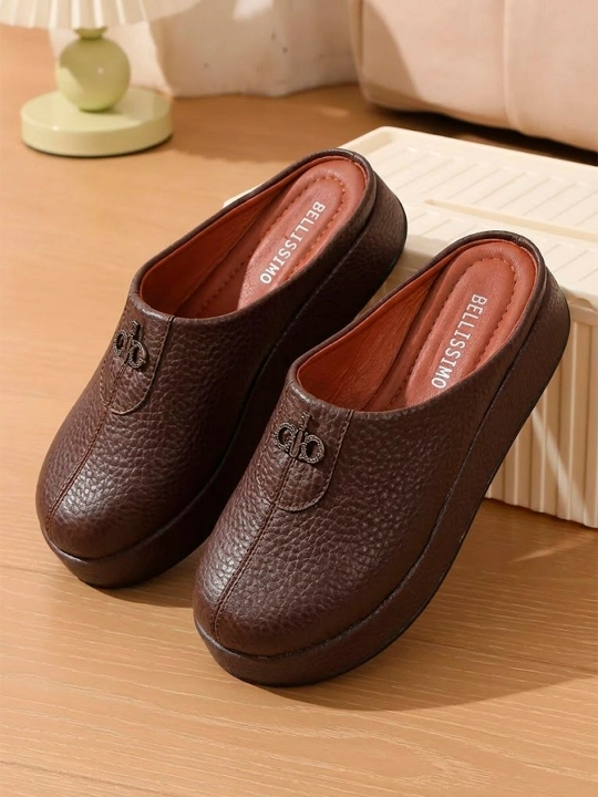 Женские удобные тапочки на платформе, 36-40