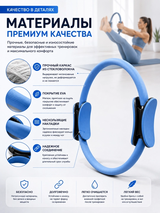 Кольцо для пилатеса, пилатес кольцо, тренажер для пилатеса, кольцо для фитнеса