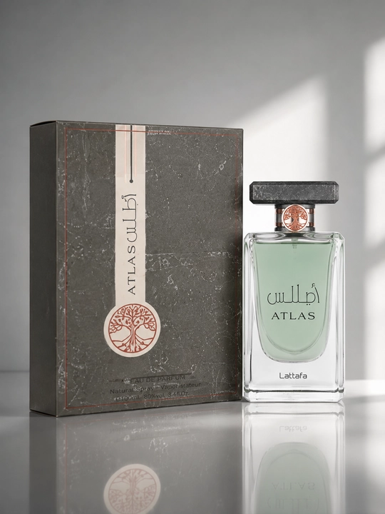 Lattafa Atlas Extrait De Parfum мужской парфюм, стойкий арабский аромат