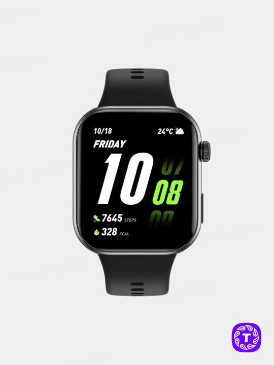 Honor Choice Watch 2i aqlli soat, Bluetooth qo‘ng‘iroq, Android/iOS mos, global versiya
