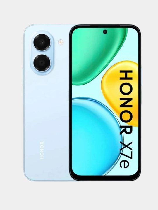 Смартфон HONOR X7e, камера 50Мп с ИИ, 7500мА·ч, 45Вт, защита от воды IP64, 120Гц, гарантия 1 год - 