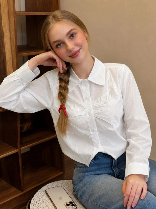 Кофта для девушек, блузка, женская блузка, кофта, размер 42–50 - 