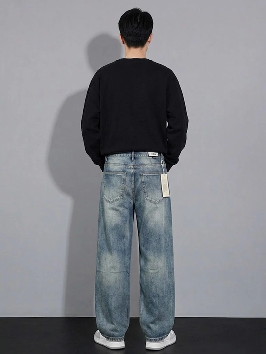 Erkaklar va ayollar uchun Y2K unisex jinsi shimlari, keng, katta o‘lchamli, baggy