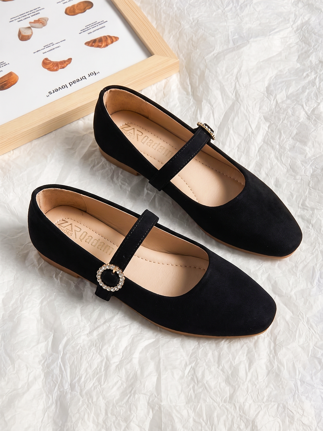 Mary Jane klassik tuflilar ayollar uchun, baletkalar - 