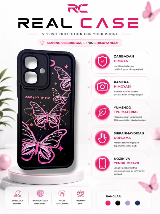 Чехол для смартфона Infinix Smart 10, Tecno Spark Go 2