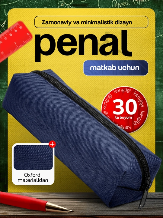 Penal maktab uchun, qalamdon bolalar va qizlar uchun kanstovarlar - 