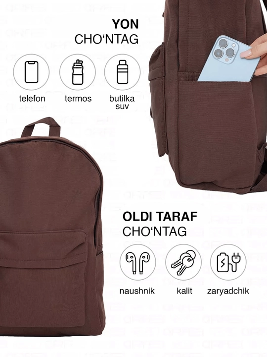 Ryukzak, maktab sumkalar qizlar uchun va rugzak erkaklar uchun