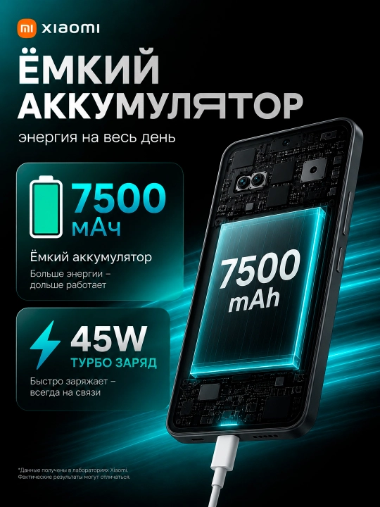 Redmi 17 smartfoni, 8/256 GB, 6,9″ 120 Gts ekran, 7500 mAh, 50 MP kamera