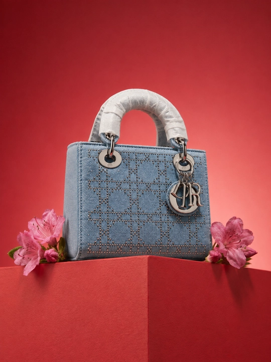 Havorang ixcham qo‘l sumkasi, bezakli naqshli, 18×16×10 sm, kundalik model Ayollar uchun