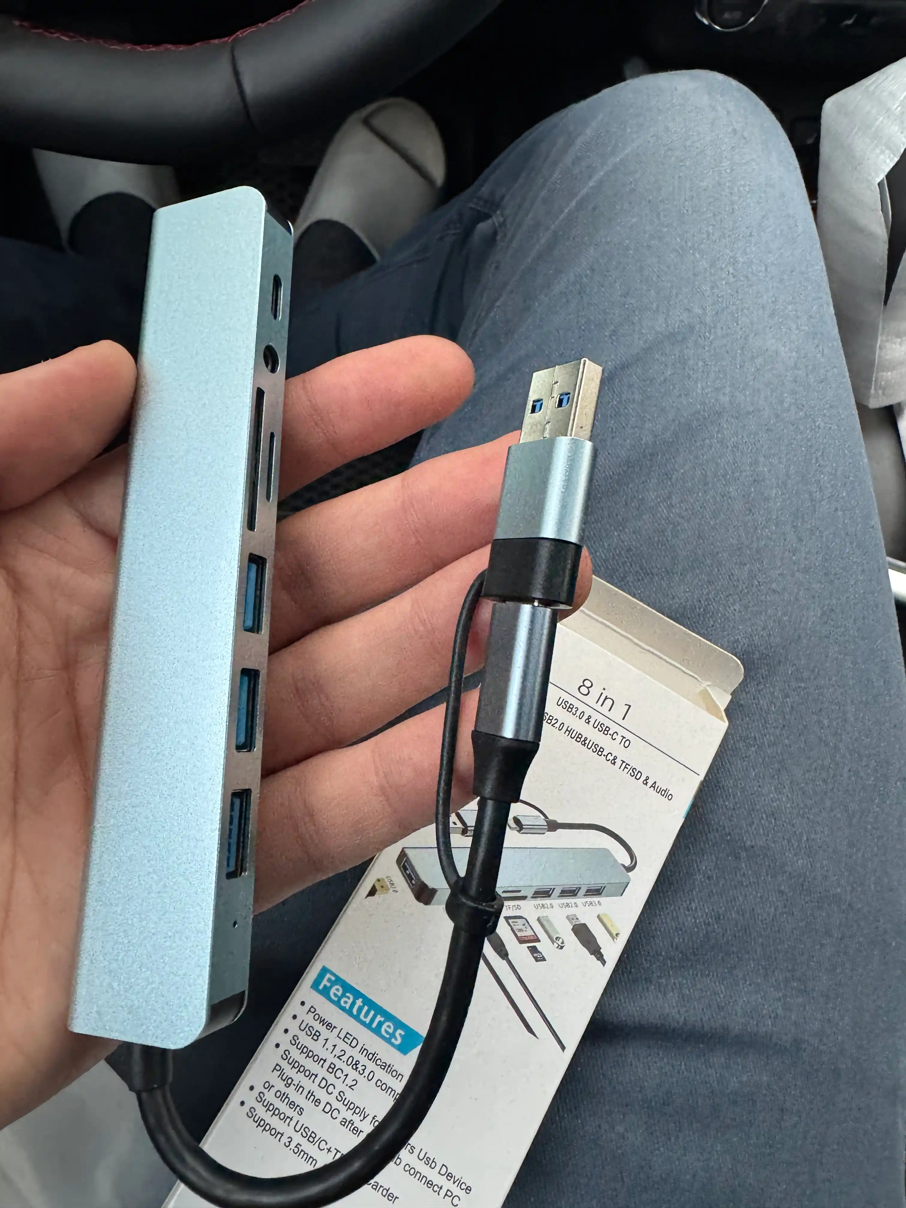 USB и Type-C HUB для компьютера и ноутбука, 4/7/8 портов