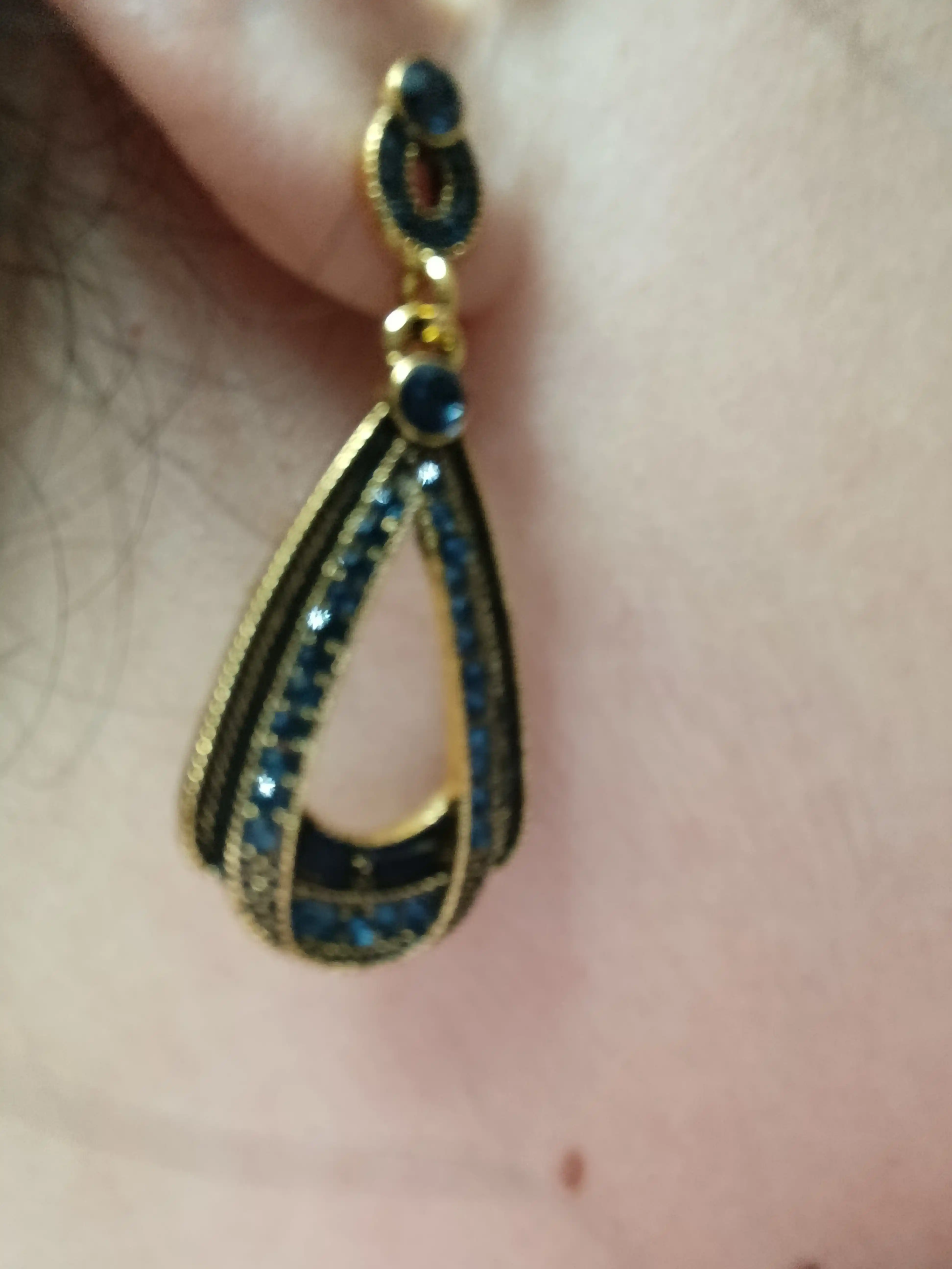 Серьги женские, длинные, цепочки, хрустальные