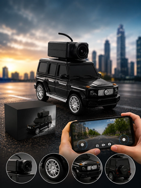 Мини-машинка с FPV-камерой  управление со смартфона, видео в реальном времени - 