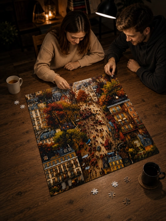 Jigsaw Puzzle пазл-мозаика «Ancient Street» 1000 деталей картон 70×50 см