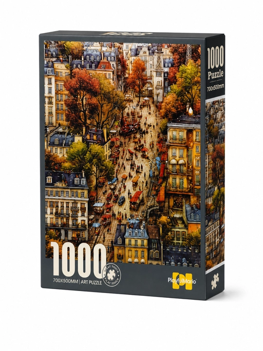 Jigsaw Puzzle пазл-мозаика «Ancient Street» 1000 деталей картон 70×50 см