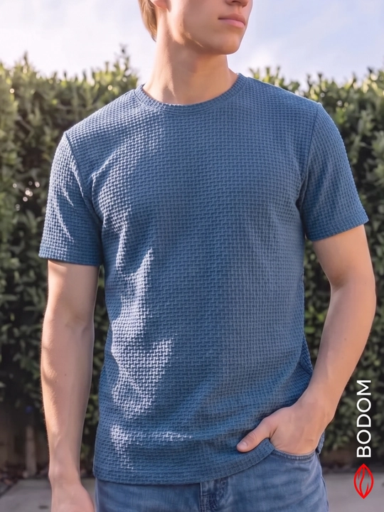 Футболка мужская из бамбукового шелка, с коротким рукавом, эластичная и повседневная, M–3XL - 
