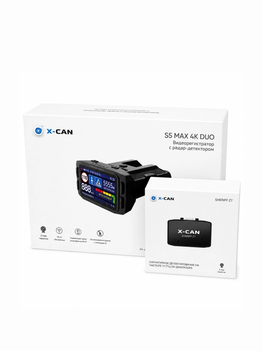 Antiradar X-CAN S5 Max 4K DUO, X can, Radar detektor, radar, antiradar - 