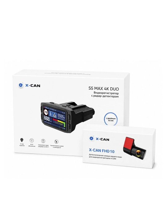 Antiradar X-CAN S5 Max 4K DUO, X can, Radar detektor, radar, antiradar - 
