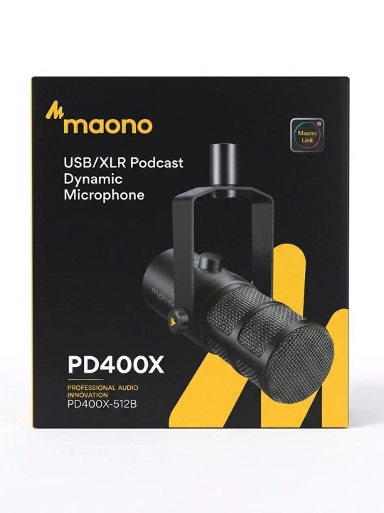 Микрофон Maono PD400X USB/XLR / Динамический микрофон для подкастов и стрима - 