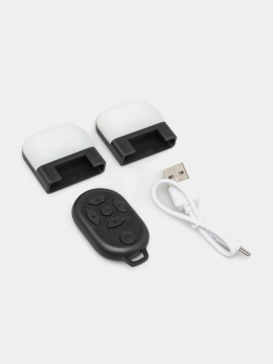 Штатив для телефона, 170 см, 4 в 1, 2 LED фонаря и Bluetooth: монопод, селфи-палка