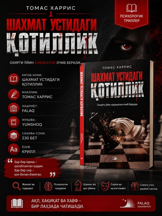 Shaxmat ustidagi qotillik / D bo'limi / Oqsoch / O‘lim hujrasi - 