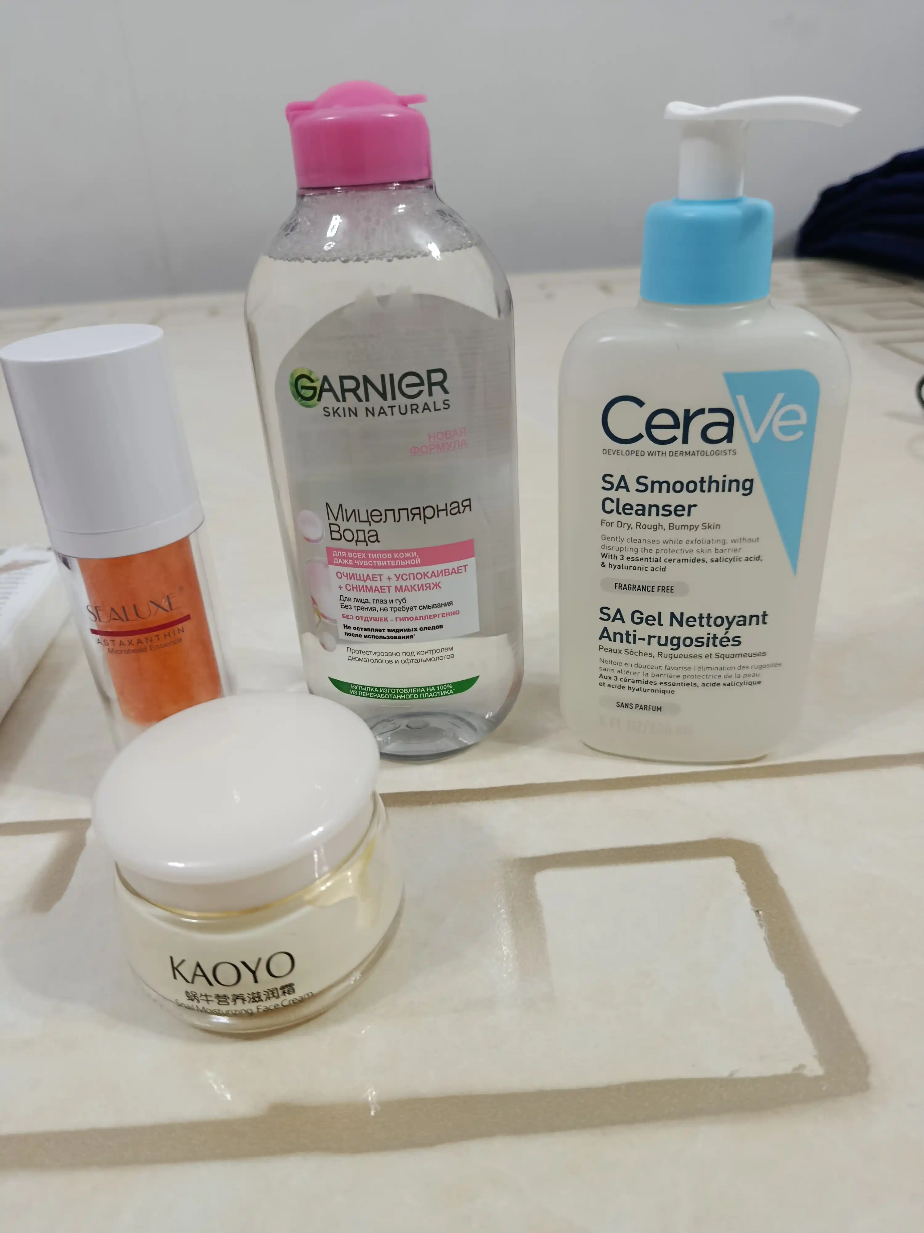 Garnier mitsellyar suvi, barcha teri turlari uchun 3 ta 1 da yuz tozalash vositasi, 400 ml