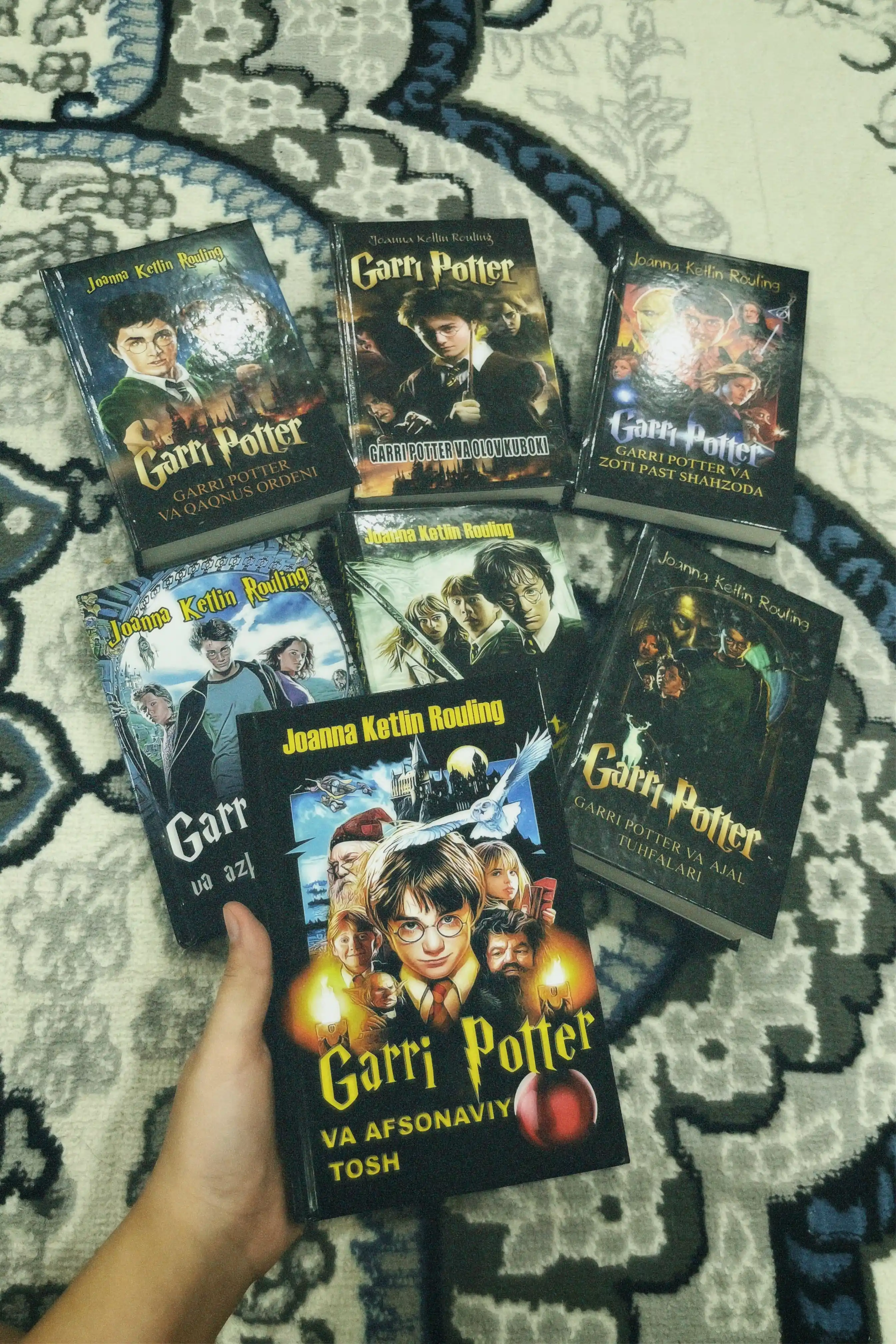 Garri Potter, to'plami, Joann Rouling, o'zbek tilida