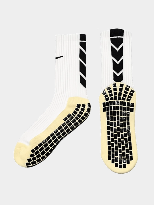Sirpanishga qarshi tagcharmli futbol paypoqlari (Grip Socks), sport, uniseks