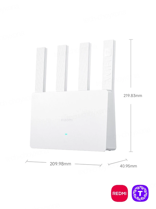Uy va ofis uchun Wi-Fi 7 Xiaomi Mi Mesh BE3600 router, 3.6 + 2.5 Gbit WLAN+LAN, global