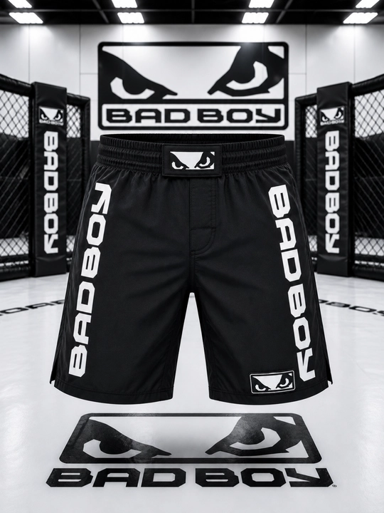 BAD BOY MMA sport shortigi, kamuflyaj dizayn, erkaklar uchun trening shortigi - 