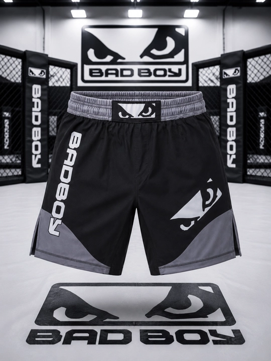 BAD BOY MMA sport shortigi, kamuflyaj dizayn, erkaklar uchun trening shortigi - 