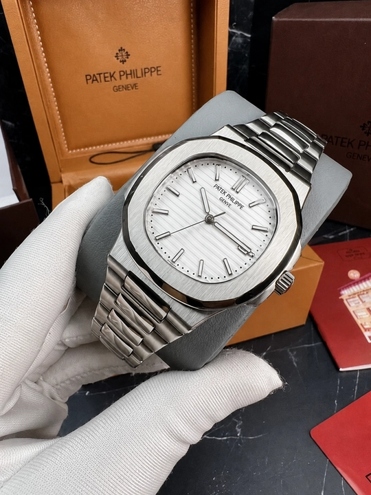 Мужские наручные часы Patek Philippe, в подарочной коробке - 