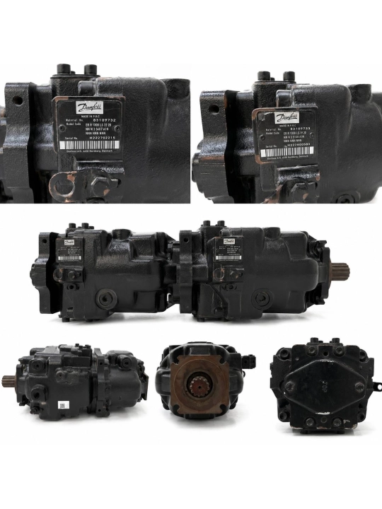 Гидравлический поршневой насос Danfoss ER R130B LS, двухсекционный