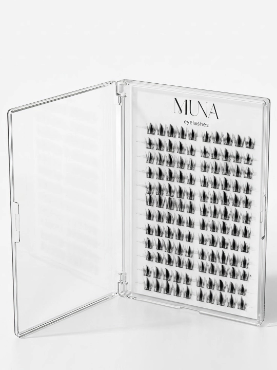 WM17 kiprik puchogi, 6 qator 10 mm + 6 qator 12 mm, MUNA eyelashes